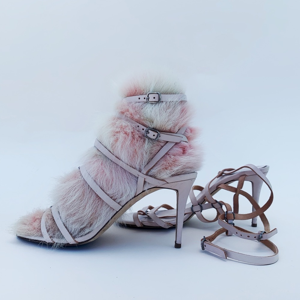 JCrew leather gladiator heel sandal, 9.5